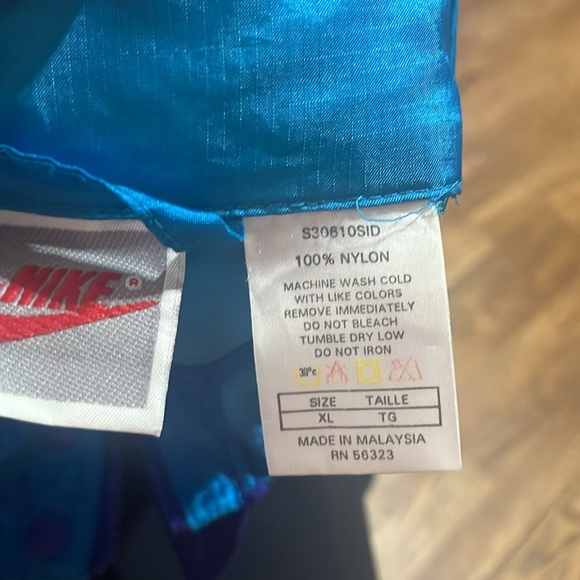 Vintage 90’s Nike Sweatsuit Aqua Purple jacket Size XL - Picture 7 of 7